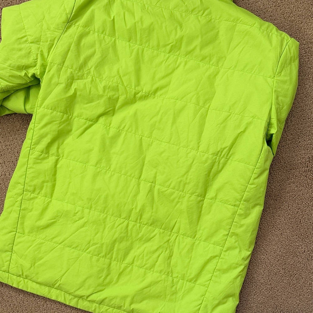Patagonia Snowshot Jacket Large Green Full Zip Insulated Outerwear - Picture 7 of 9